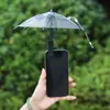 Guarda-chuva de Celular para Shows, Guarda-chuva de Chuva Mini Compacto Portátil para Celular ao Ar Livre, Guarda-chuva de Clipe, Guarda-chuva Pequeno para Celular