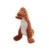 Suprimentos para animais de estimação brinquedos para cães de pelúcia brinquedos de dinossauro para cães ponto atacado bom animais longos de quatro patas