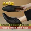 Botines retro de tacón medio para mujer, nueva colección otoño/invierno 2026, punta fina, tacón grueso, botines cortos, piel suave, botas de suela blanda
