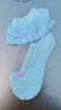 Calcetines de Encaje para Niñas Niños Cristal Ultra-delgados Princesa Baile Doble Capa Rayados Seda de Hielo Transparentes Sin Hueso Sin Costuras Transpirables Planos