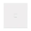 Tipo 86 Pared Ultra-Delgado Placa Grande Enchufe de Interruptor PC Blanco Hotel Panel de Interruptor de Luz Oculto Suministro Transfronterizo