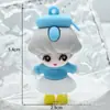 Llavero de Muñeca de Pareja de Dibujos Animados Colgante de Muñeca Dimoo Mickey y Minnie Caja Sorpresa Mágico Lindo Lindo Partículas
