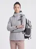 Chaqueta ligera de una sola capa para montañismo, chaqueta cortavientos para viajes al aire libre, membrana impermeable, capa única, para parejas, transpirable, venta al por mayor, logo personalizado
