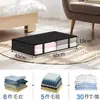 Bolsa Grande de Tela No Tejida Amazon Transfronteriza Caja Plana Plegable para Almacenamiento Debajo de la Cama Bolsa para Guardar Ropa y Edredones