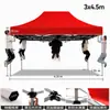 Toldo Protector Solar para Exteriores, Carpa Plegable, Sombrilla Grande de Cuatro Esquinas Engrosada y Reforzada, Carpa de Exposición para Montaje de Puesto, Impresión Personalizada con Publicidad