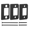Acessórios de Bloqueio de Gaxeta Placa de Aço Inoxidável Conjunto de 3 Peças de Espessuras Diferentes para Fixar Frestas de Porta e Travas de Porta para Fechaduras de Porta Amazon