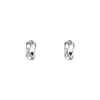 Pendientes de Cadena Microincrustados para Mujer Plata de Ley S999 Estilo Coreano Modernos Versátiles Hebillas de Oreja Pendientes de Nicho Pendientes de Plata Pura de Gama Alta