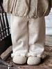 Nuevo Producto de Invierno 2026: Conjunto de Chaqueta de Algodón con Forro de Felpa y Pantalones con Forro de Felpa de Conejito para Niña Pequeña, Ropa de Algodón Gruesa y Cálida para Exteriores
