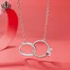 El Versátil Collar de Doble Anillo Aifula con Sentido del Diseño, Hecho de Cobre, Es una Joya de Cadena para Clavícula Cálida y Emocional, Regalo para Mamá o Novia