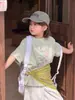 Camisetas de Verano 2026 Estilo Coreano Nuevo con Estampado de Dibujos Animados para Niños y Niñas, Tops Cómodos de Manga Corta de Algodón Puro para Niños al por Mayor