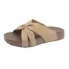 Chanclas Retro Birkenstock con Lazo para Mujer, Calzado de Verano para Exteriores, Nuevas Sandalias Planas de Playa 2026, Cómodas y No Cansan