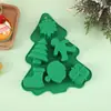 Atacado Transfronteiriço Silicone de Natal Moldes Silicone de Grau Alimentício Mousse Moldes Assar Árvore de Natal Silicone Bolos Moldes