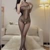 Noite divertida nova sexy underwear tentação lágrima plus size meias pretas virilha um- peça um- peça livre atacado