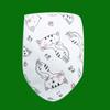 Toalla triangular para bebé Toalla triangular Bebé Doble broche Recién nacido Cinta Bufanda Bufanda Toalla deslizante