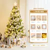 Árbol de Navidad Modelo Nuevo 2026 con Luces para Uso Doméstico, Paquete Premium 1.38m Adornos Grandes que se Iluminan para Decoración Navideña