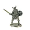 Adornos Sólidos de Guerreros Antiguos, Guerreros Retro de Cobre Blanco, Modelos de Soldados Antiguos, Juguetes Hechos a Mano para Juegos de Mesa