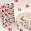 Caperucita Roja Libro con Paquete de Expresiones de KT Cat Rollo de Pegatinas Decorativas para Cuenta de Mano 500 Pegatina Selladora Cinta Explosiones