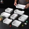 Platos de Melamina para Restaurantes de Hot Pot, Platos para Servir en Restaurantes de Buffet, Platos para Barbacoa, Platos para Guarniciones, Imitación de Porcelana de Plástico para Uso Comercial