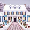 Srzkb3136 Decoração de Jardim de Neve de Natal da Amazon Inserção em Placa Oca Festa no Jardim Inserção para Gramado