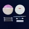Puff Desechable para Novia Set de Herramientas de Maquillaje Esponja Toalla Facial Puff para Estudio Fotográfico Bolsa de Maquillaje Suministros de Belleza