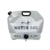 Bolsa de Agua Plegable Portátil para Exteriores, Gran Capacidad, Engrosada, Bolsa de Almacenamiento de Agua para Acampar de Grado Alimenticio, Bolsa de Plástico para Almacenamiento de Agua en Festivales de Música