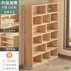 Estantería de madera maciza pura armario de almacenamiento de suelo armario de almacenamiento de madera de pino para niños almacenamiento contra la pared estantería para el hogar de estudiante con puerta