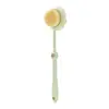 Cepillo de Baño Osito: Cepillo para Espalda con Mango Largo y Cerdas Suaves, Esfera de Baño de Doble Cara, Herramienta para Bañarse y Exfoliar la Espalda para Uso Doméstico