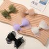 Estilo Francés de Dama Pequeño Fresco Borde Quemado Malla Multicapa Lazo DIY Accesorios para el Cabello Hechos a Mano Tocado Accesorios para la Ropa