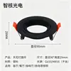 Carcasa de plafón empotrable transfronteriza para hoteles y supermercados, carcasa de downlight GU10, fabricante de soporte para portalámparas M16
