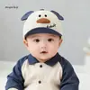 Gorros para Bebé para Primavera y Otoño, Estilo Delgado, Reversible, para Niños y Niñas, Gorra de Béisbol de Dibujos Animados para Proteger del Sol, Elegante y Lindo con Visera Suave