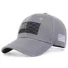 Gorra de béisbol de color liso para comercio exterior transfronterizo, sombrero para el sol al aire libre, gorra con visera de bandera americana, gorra de béisbol deportiva