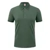 Camiseta gola lapela cor sólida logo workwear camisa polo grupo corporativo publicidade camisa cultural t-shirt workwear manga curta