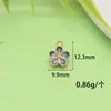 Venta Directa de Fábrica de Colgantes de Mariposa Dorados de Larga Duración, Accesorios para Collares y Pulseras de Color Esmalte DIY al por Mayor