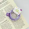 Diadema de Goma de Colores para Niños, Para Cabello de Bebé sin Pelo, Goma Elástica Alta para el Cabello, Cuerda para Cola de Caballo Alta de Niña, Banda de Cuero Duradera