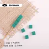 Cadena de Caramelos Cuadrados de Colores para Teléfono Móvil, Joyería, Pulsera, Hecho a Mano, Cuentas DIY, Bolsa de Cuentas Sueltas, Collar Colgante, Accesorios de Joyería para el Cabello