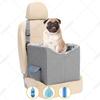 Perrera para mascotas en el coche, asiento de seguridad elevado para mascotas, perrera para perros en el coche, perrera para perros pequeños, asiento de viaje para mascotas