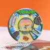 Imán de nevera de plato giratorio de ciudad, pegatina magnética, recuerdo cultural y creativo, regalo de atracción turística de moda, regalo giratorio personalizado de atracción turística