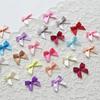 Atacado Pontual 1cm Flor Laço Enrolado Acessórios de Roupa Íntima Decoração de Joias DIY 3 Pontos Borboleta Nó Manual
