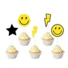 Nuevo Set de Suministros para Decoración de Fiesta de 1er Cumpleaños de Bebé con Tema de Carreras Cuadros Blanco y Negro una Bandera de Tirar