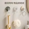 Gancho de ventosa de lujo ligero, alta capacidad de carga, no requiere perforación, gancho adhesivo para baño y inodoro, montable en pared o puerta, gancho para toalla sin dejar rastro