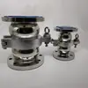 Válvula de Quebra-Cabeça para Tubo de Guindaste em Aço Inoxidável 304 com Conexão por Flange, Válvula de Segurança para Carregamento e Descarregamento de Produtos Químicos Feita Sob Medida