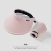 2024 Nuevo pasador de pelo sombrero de paja de ala grande protección solar verano ciclismo protección UV vacío sombrero de copa sombrero de sol protección solar sombrero de sol