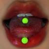 Joyería de Pin de Lengua Lindo Acero de Titanio Barra Corta Anillo de Lengua Pin de Lengua Chicas Calientes Europeas y Americanas Perforación Humana Joyería para Perforación
