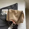 Bolso Cruzado de Color Sólido Holgado para Mujer 2026 Nuevo Popular Moda Gran Capacidad Casual para Viajes Diarios Bolso de un Solo Hombro Debajo del Brazo