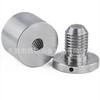 Procesamiento de torno CNC de acero inoxidable 304, antirrobo, para muebles, publicidad, clavos, soportes acrílicos, tornillos para vidrio