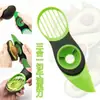 Cuchillo de Aguacate Tres en Uno, Herramienta para Abrir, Pelar y Sacar la Pulpa de Aguacate, Gadget para Rebanar la Pulpa de Aguacate