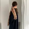 Boniu~ Bufanda de mujer estilo coreano, nueva colección otoño/invierno, estética coreana, chic y sofisticada, con un diseño único, perfecta para combinar con un abrigo tipo gabardina
