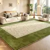Tapete de Sala de Estar Simples de Luxo Leve Caxemira Sintética Tapete para Sofá Mesa de Centro Tapete de Quarto de Casa ao Lado da Cama Tapete Isolante Térmico para Pés Tapete para Janela de Canto