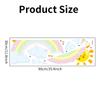 Shangyi SPZ-S0659 - Pegatinas de pared autoadhesivas con diseño de arcoíris sonriente, creativas, para sala de estar, dormitorio, venta al por mayor