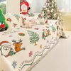 Capa de sofá de chenille de Natal, best-seller transfronteiriço, adequada para todas as estações, manta de sofá, toalha de sofá, almofada de sofá, personalizável com seu próprio design